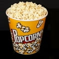 thumbnail image 4 of 3 Pack Retro Style Plastic Popcorn Boxes Containers Bucket for Movie Night 7.1" Tall x 7.1" Top Diameter, 4 of 7