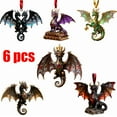 thumbnail image 3 of KOYPTL Book Dragon Christmas Decorations for Home,Fantasy Personalized Dragon Suncatcher Window Hanging Ornament Christmas Tree Decor Christmas Stocking Stuffers Gifts for Friends Dragon Lovers, 3 of 3