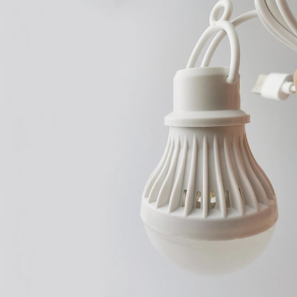 Lámpara De Libro De Lectura USB LED Camping Mini Bombilla 6500K Blanco Frío 3W Mini 5V Bombilla Lámpara de Libro de Lectura Sywqhk Para Estrenar