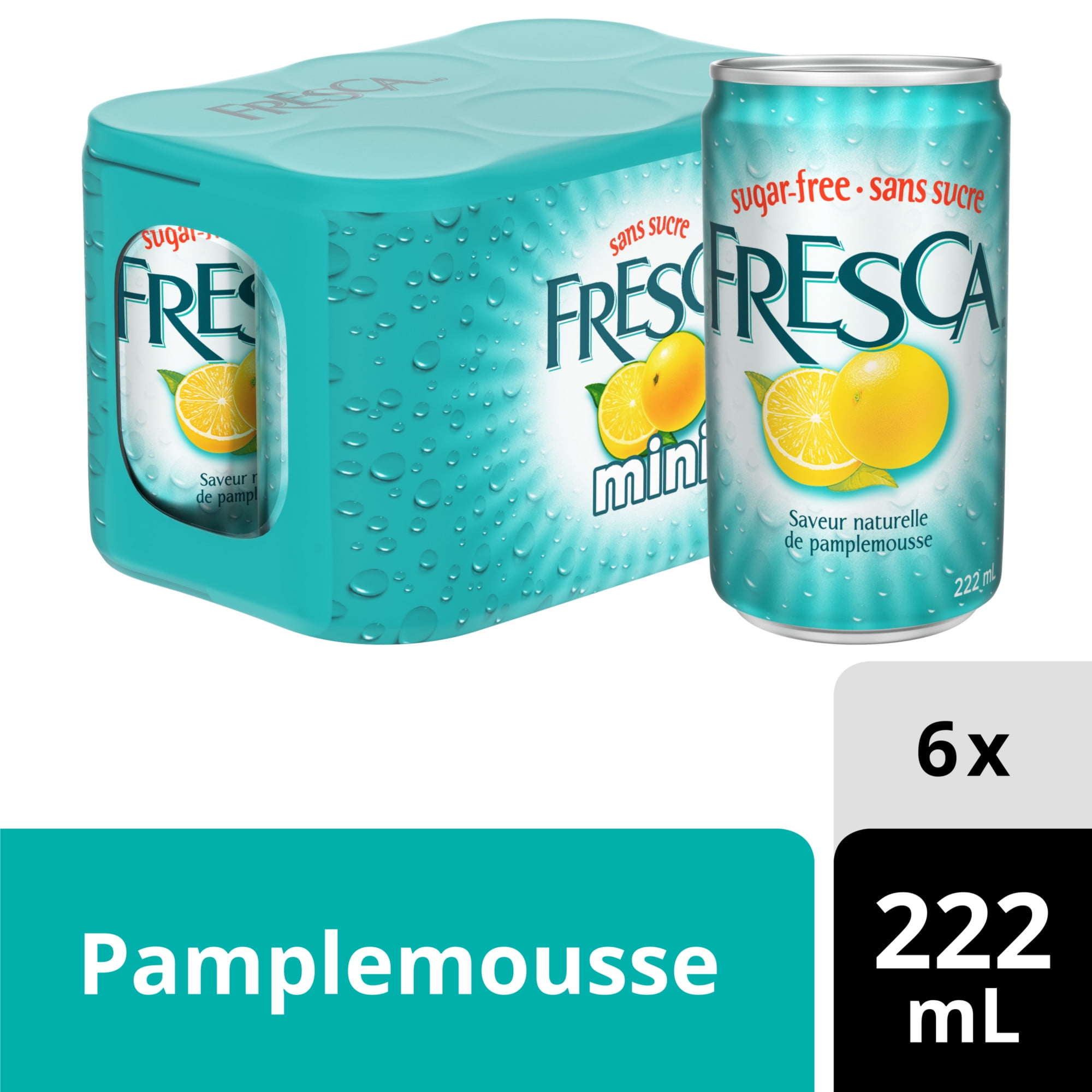 Fresca 222mL Can x 6, 222 mL