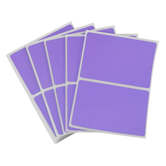 ChromaLabel 2 x 3 inch Name Tag Stickers, 150 Labels per Pack, Lavender