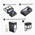 thumbnail image 2 of Solar Light-Solar New European Retro Wall Lamp Fence Light Garden Step Light Fence Light Fence Light, 2 of 5