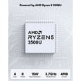 thumbnail image 3 of 15.6'' IPS FHD-Laptop, 16GB RAM 512GB SSD AMD Ryzen 5(Beat i5-1135G7, 4 Cores Up to 3.7GHz) Student Computer with 2 Years Warranty, 65W Type-C, 180°Viewing, Light&Thin, BT5.2, Numpad, 3 of 6