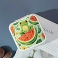 thumbnail image 4 of ZFLMY Frog Bird Watermelon Travel Jewelry Box Organizer for Necklace Ring Earring, Compact Size Portable Case White, 4 of 5