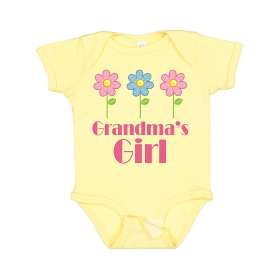 Inktastic Grandma's Girl Grandaughter Girls Baby Bodysuit