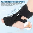 thumbnail image 3 of Plantar Fasciitis Night Splint, Plantar Fasciitis Relief Brace, 3 Adjustable Straps Plantar Fasciitis Night Splint Relief Plantar Fasciitis, Foot Drop, Achilles Tendonitis, Day&Night, 3 of 6