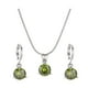 thumbnail image 1 of Jumpingount Conjuntos de joyas para mujer Pendientes de plata ligeros y cómodos, elegantes y ecológicos Ropa, zapatos y accesorios Miscelánea verde, 1 of 6