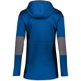 thumbnail image 2 of Holloway Sportswear S Womens Sof-Stretch Jacket Royal/Carbon 229737, 2 of 5