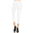 thumbnail image 3 of Women's Casual Super Stretch Comfy Denim with Pocket Jean Capri Jeggings Pants, 3 of 4