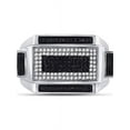 thumbnail image 2 of Sterling Silver Mens Round Black Color Enhanced Diamond Rectangle Fashion Ring 1/2 Cttw, 2 of 4