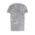 thumbnail image 5 of Lydiaunistar Blouse Décontractée à Manches Courtes et Col Rond pour Femmes, Grande Taille T-Shirt d'Été Léger et Confortable Multicolore, 5 of 5