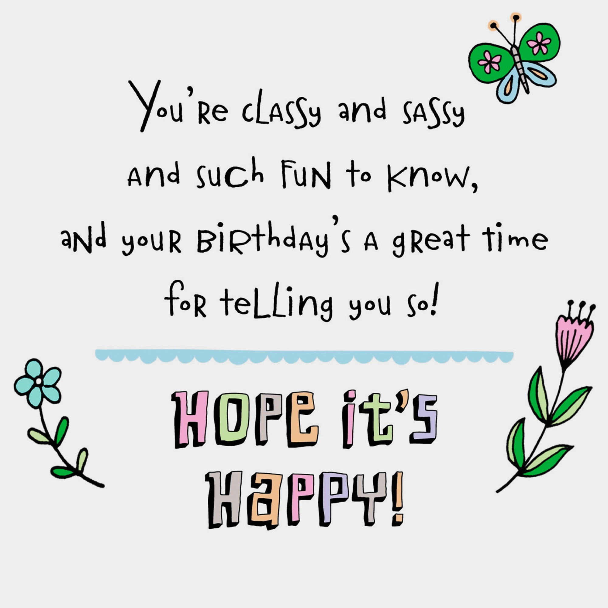 Hallmark Birthday Card for Girls With Stickers (You're Totally Awesome)