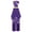 Purple, variant on Women Praise Dance Outfit Metallic Block Asymmetric Overlay Dress + Pants Worship Liturgical Lyrical Costume Black XXL
