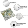 thumbnail image 6 of Flower Spring Pillow Cover Vintage Wildflower Decoration Sage Green Pillow Leaves Outdoor Farmhouse Wildflower Plant Decoration Cushion Sofa , various sizes, set of 2, 6 of 7