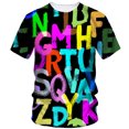 thumbnail image 1 of Nouveau T-Shirt d'Été pour Hommes Imprimé Lettre Créatif Hip Hop Rue Ample Décontracté Manches Courtes Col Rond Classique Qualité Vêtements, 1 of 5