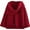 Red, variant on Women's Crop Knit Scarf Coat High Low Long Sleeves Knit Cardigan with Undetachable Scarf Cozy Fall Winter Outerwear for Office & Casual