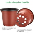 thumbnail image 5 of Macetas para viveros con cúpula de humedad de 4 ", macetas de jardinería de plástico transparente suave, recipientes para plantar, maceteros, 30 juegos, 5 of 5