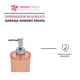 thumbnail image 2 of Dispensador de Jabon Acrilico Namaro Design Naranja BA-430674, 2 of 4