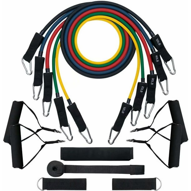 Mpow Resistance Bands Set(15Pcs), Including 5 Stackable Resistance