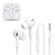Gangdao 3.5mm Wired In-Ear Headphones, Stereo Earbuds with Mic & Volume Control, Universal Wired Earphones for Phone PC with Storage Case