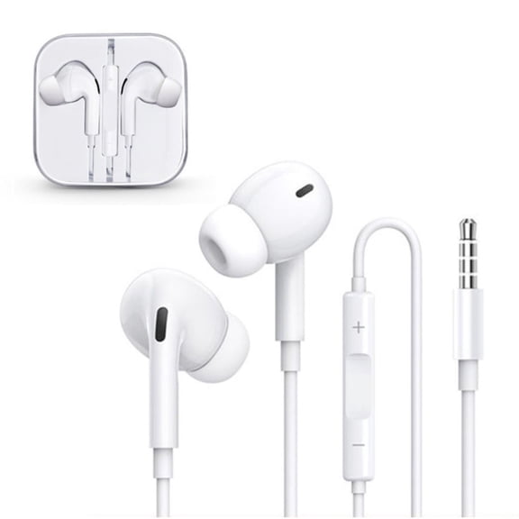 Gangdao 3.5mm Wired In-Ear Headphones, Stereo Earbuds with Mic & Volume Control, Universal Wired Earphones for Phone PC with Storage Case