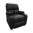 thumbnail image 3 of Sillón Reposet Midtown Concept Reclinable tapizado en simil cuero negro, 3 of 4