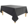 thumbnail image 2 of 100% Pima Cotton Table Cloth Beautiful & Decorative Great for Buffet Table, | Rectangle Tablecloth (52-Inch x 70-Inch, Dark Grey)., 2 of 4