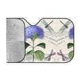 thumbnail image 2 of Bingfone Vintage Flower Car Windshield Sunshade,Sun Foldable Sun Shield Sun Visor For Car - Small, 2 of 8
