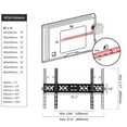 thumbnail image 6 of TV Wall Mount, Tilting TV Bracket for Most 26-55 Inch LED LCD OLED Flat/Curved TVs, TV Stand with Spirit Level, 6 of 12