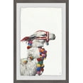 thumbnail image 2 of Confident Llama Framed Painting Art Print, 20.00" x 1.50", 2 of 6