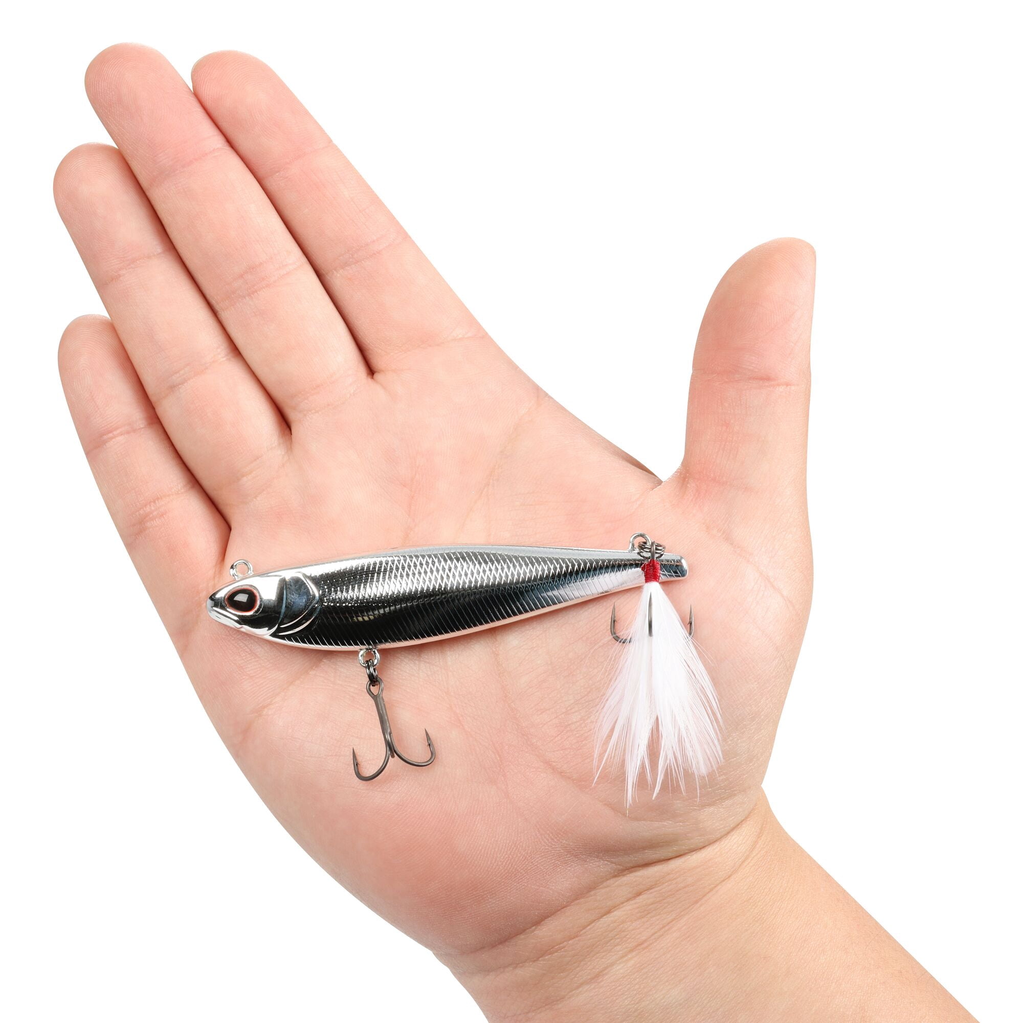 Berkley Doom Stroller Fishing Lure, 3.5 in, Chrome (1-count)