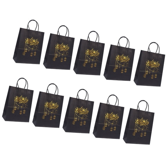 RUISINERY 10pieces Portable Eid Bags With Handle Elegant Eid Pocket For Convenient And Elegant Ramadans Gifting