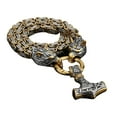 thumbnail image 4 of Wweixi Collier Pendentif en Acier Inoxydable Libérez l'Esprit avec Audacieux et Unique LSTZ-1-604 70cm 5ensemble, 4 of 6