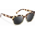 thumbnail image 1 of fuzhong-Reading Sunglasses for Women Oversized Lenses Blue Light Blocking Square Sun Readers Spring Hinge UV400 Protection, 1 of 4
