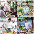 thumbnail image 5 of Yayeee Waist Apron with Pockets for Cooking Waterproof Half Server Aprons, Abstract Plants, 5 of 7