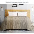 thumbnail image 5 of Utopia Bedding 100% Cotton Thermal Blanket Khaki King Size Soft, Lightweight, Breathable, Cozy Spring and Summer Blankets for Bed, Home Room Decor Gifts for Women and Men (90x108 Inches), 5 of 8