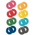 thumbnail image 2 of NAHANCO CCKIT7, Mixed Colors, Round Clothing Size Dividers, Blank, Kit of 16 (8 Colors, 2 Each), 2 of 2