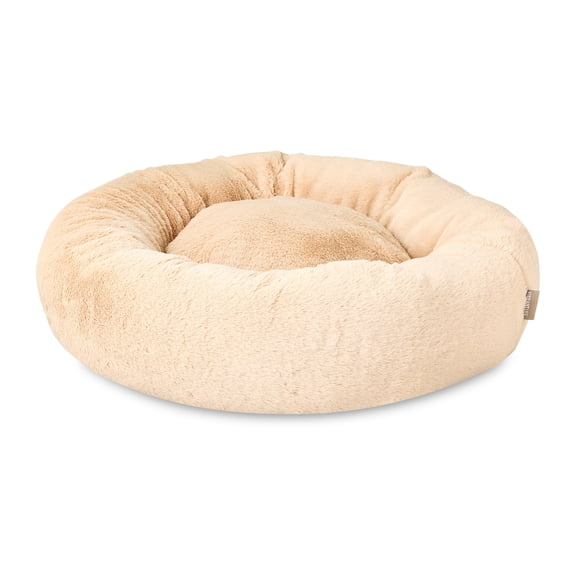 Vibrant Life Medium Round Orthopedic Pet Bed, Tan, 25"