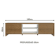 thumbnail image 3 of Mueble Mesa Para Tv Rack Madesa Metz Hasta 80' BM 1, 3 of 9