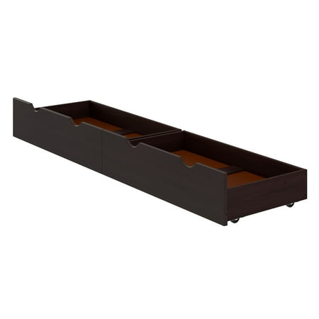 Alaterre Underbed Storage Drawers, Set of 2, Espresso