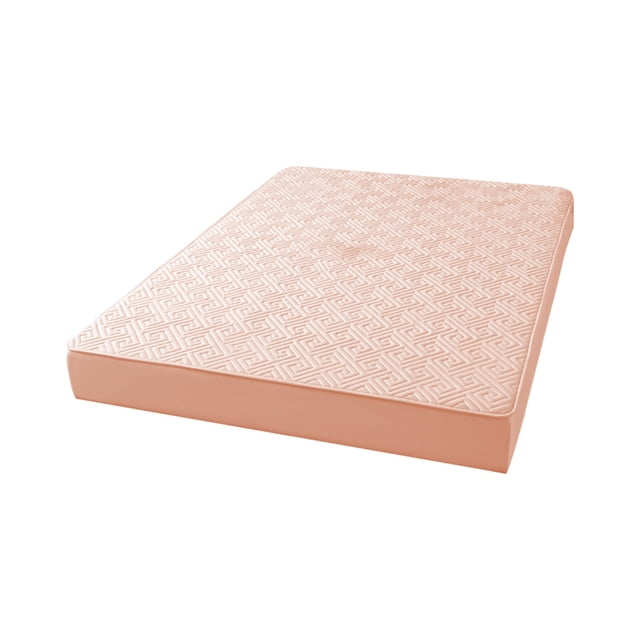 Pink Dusty Rose Mattress Envelope With Anti-Bacterial Treatment And Secure Fitted Sheet Design #361b4
