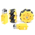 thumbnail image 1 of Rueda Mecanum Ticfox Para TT Geared Motor Robot inteligente Piezas de automóviles Accesorios DIY 80 mm, 1 of 14