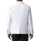 thumbnail image 3 of CHAQUETA DE TRAJE DE NEGOCIO SÓLIDA PARA HOMBRES CON SOLAPA NOTCH Y UN BOTÓN L BLANCA, 3 of 5