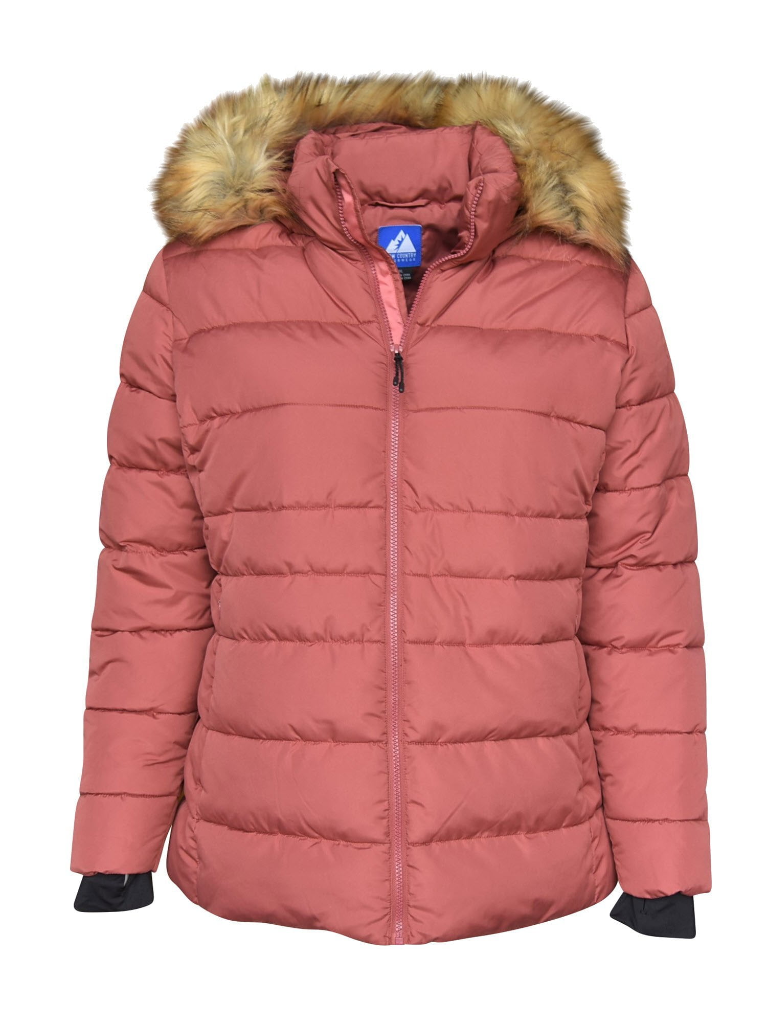 Snow Country Outerwear Women's Plus Extended Size Ski Coat Jacket Luna Alternative Down 1X-6X