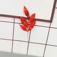 thumbnail image 2 of HOOWIFFY Red Glitter Christmas Floral Picks with Plastic Leaves for Tree, Wreath & Holiday Decorations, 20 Pieces Festive Decor, 2 of 8