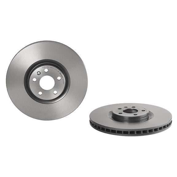 Brembo 19-20 Volvo S60/17-20 S90/19-20 V60/18-20 V90 Front Premium UV Coated OE Equivalent Rotor