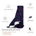 thumbnail image 3 of Salouo Christmas Deer Pattern 1 Pack Bath Towel, Quick Drying Towels Premium Towels for for Body, Sport, Yoga, SPA, Fitness-31.5"x63", 3 of 8