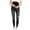 #0216-Black, variant on Women's Jeans High Waist Distressed Hem Denim Trousers Maternity Stretchy Slim Fit Skinny Casual Bottoms Gift
