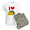 thumbnail image 5 of CafePress - I Heart Taco Women's Light Pajamas - Women's Short Sleeve Print T-Shirt and Pants Light Cotton Pajama Set, 5 of 7