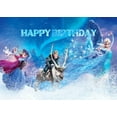 thumbnail image 4 of Telón de fondo de Frozen 2 para fiesta de cumpleaños de niños, telón de fondo con soporte de fotomatón, cortina de fondo para decoración de pared, 4 of 4